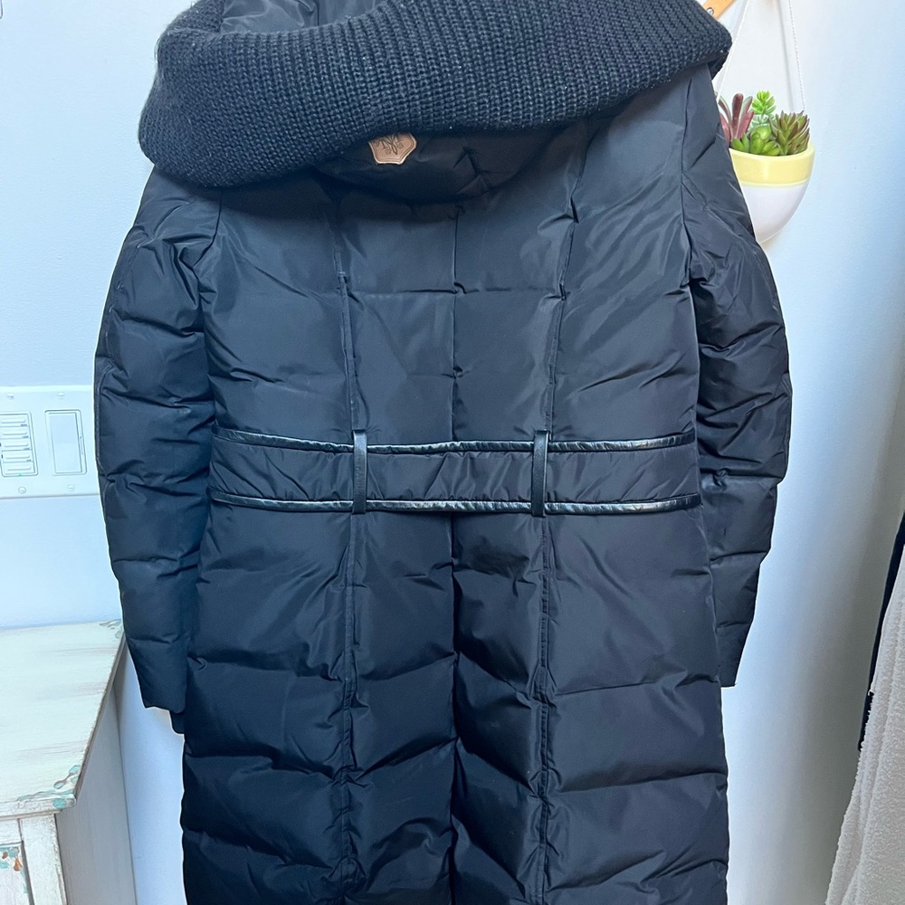 Mackage Brigid Knit & Leather Trim Down Puffer
Parka - Picture 4 of 16